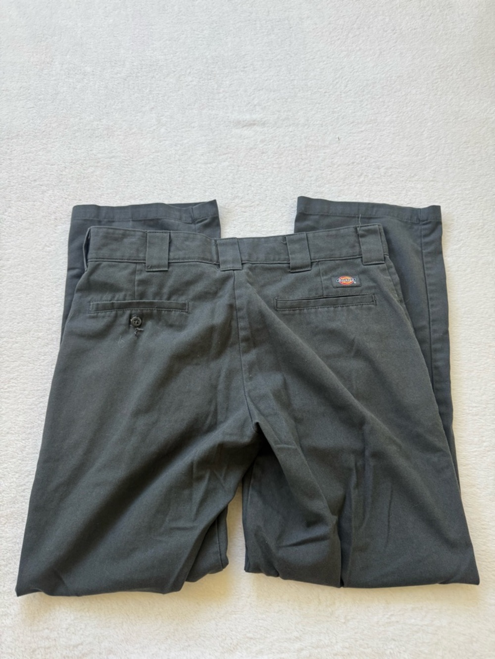 Dickies Grey Flex Straight-Leg Work Pants